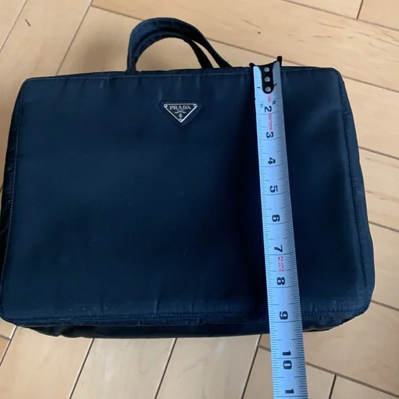 Prada - makeup case - vintage - black - Picture 5 of 10